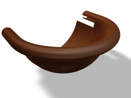 PREFA radius end cap on both sides