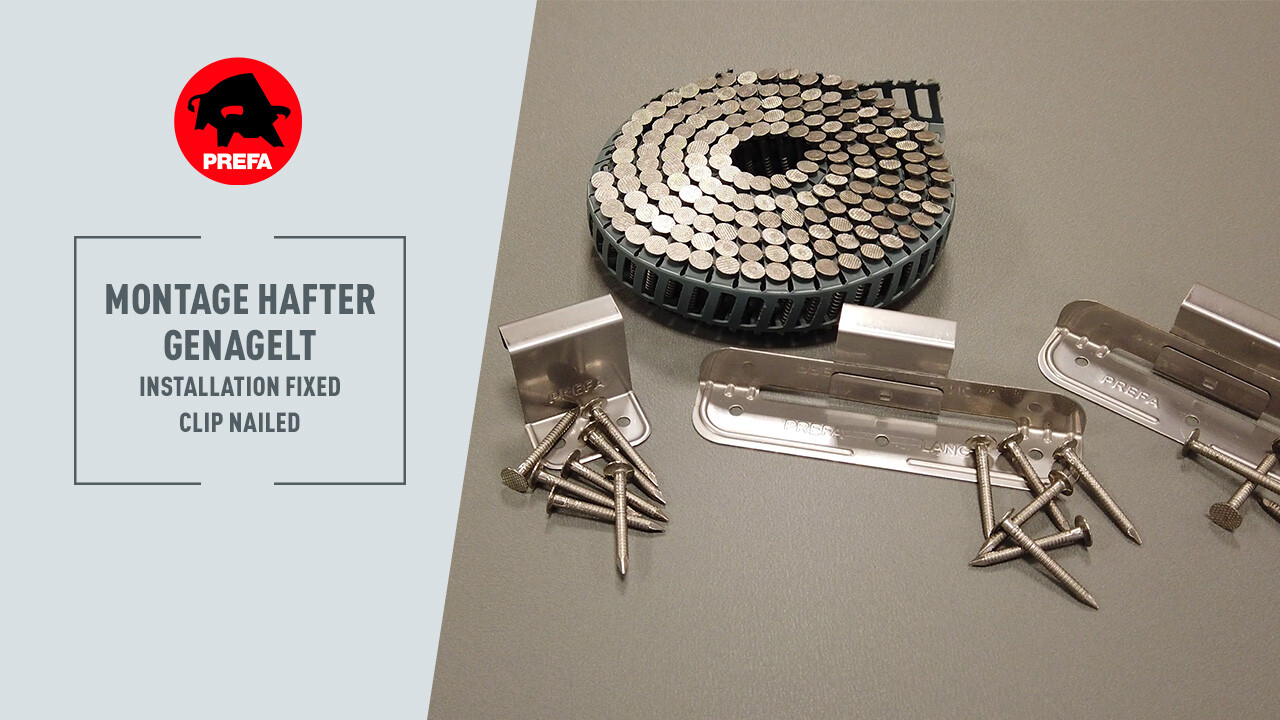 Thumbnail for the video "Mounting Adhesive Prefalz"